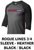 Rogue Lines 3/4 Sleeve