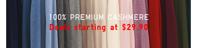 BANNER 2 - SHOP OUR FULL RANGE OF 100% PREMIUM CASHMERE