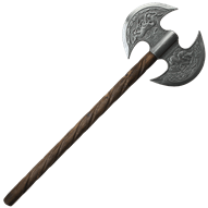 Ornate Medieval Battle Axe