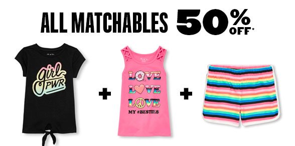 All Matchables 50% Off