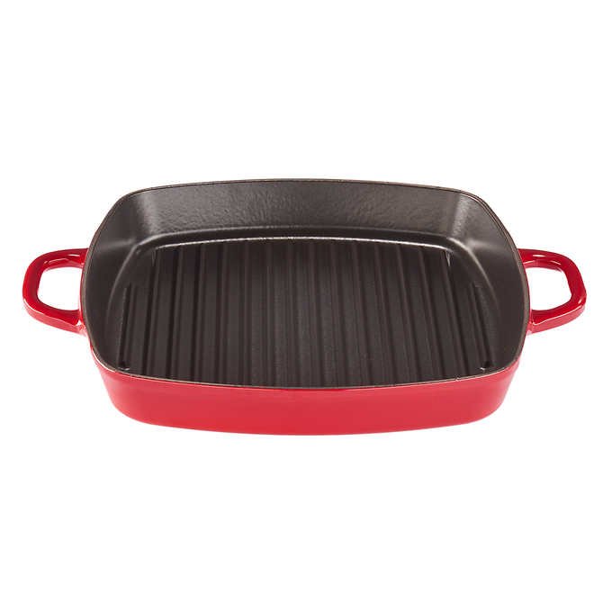 Fontignac 12-inch Square Cast Iron Grill Pan