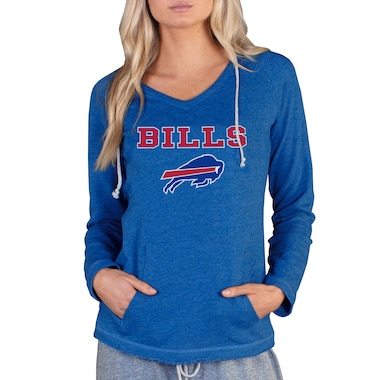 Buffalo Bills Concepts Sport Women's Mainstream Hooded Long Sleeve V-Neck Top - Royal