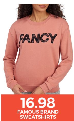 16.98 FAMOUS BRAND SWEATSHIRTS