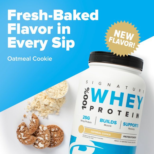 Signature 100% Whey Protein Oatmeal Cookie