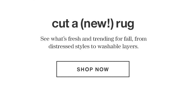 Cut a new! rug