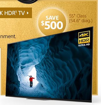 Save $500 | A8F BRAVIA® OLED 4K HDR(1) TV