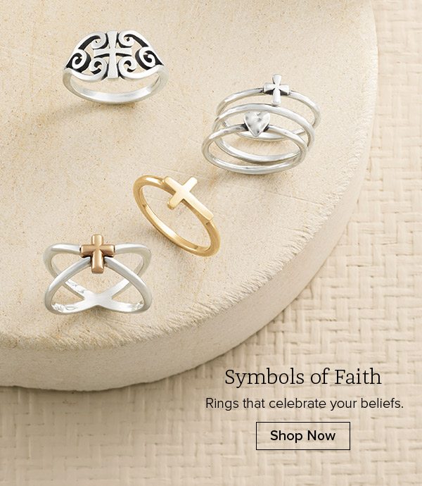 Symbols of Faith - Rings that celebrate your beliefs. Shop Now