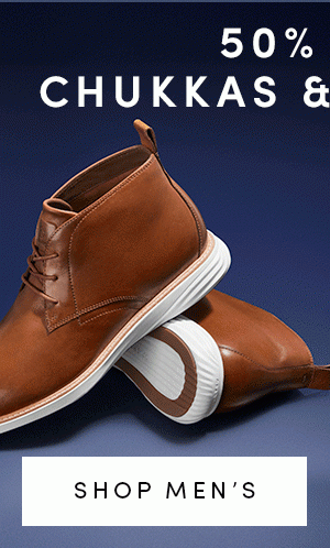 50% OFF CHUKKAS & CHELSEAS | SHOP MEN'S