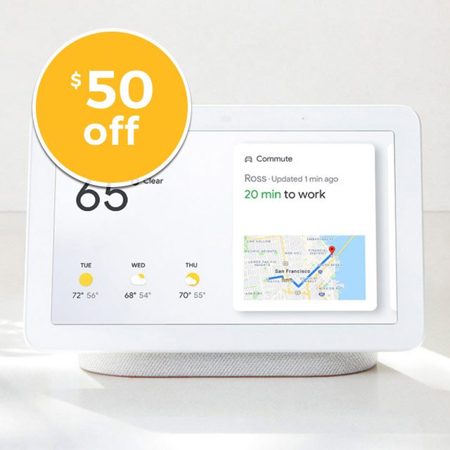 New! Google Home Hub $50 off