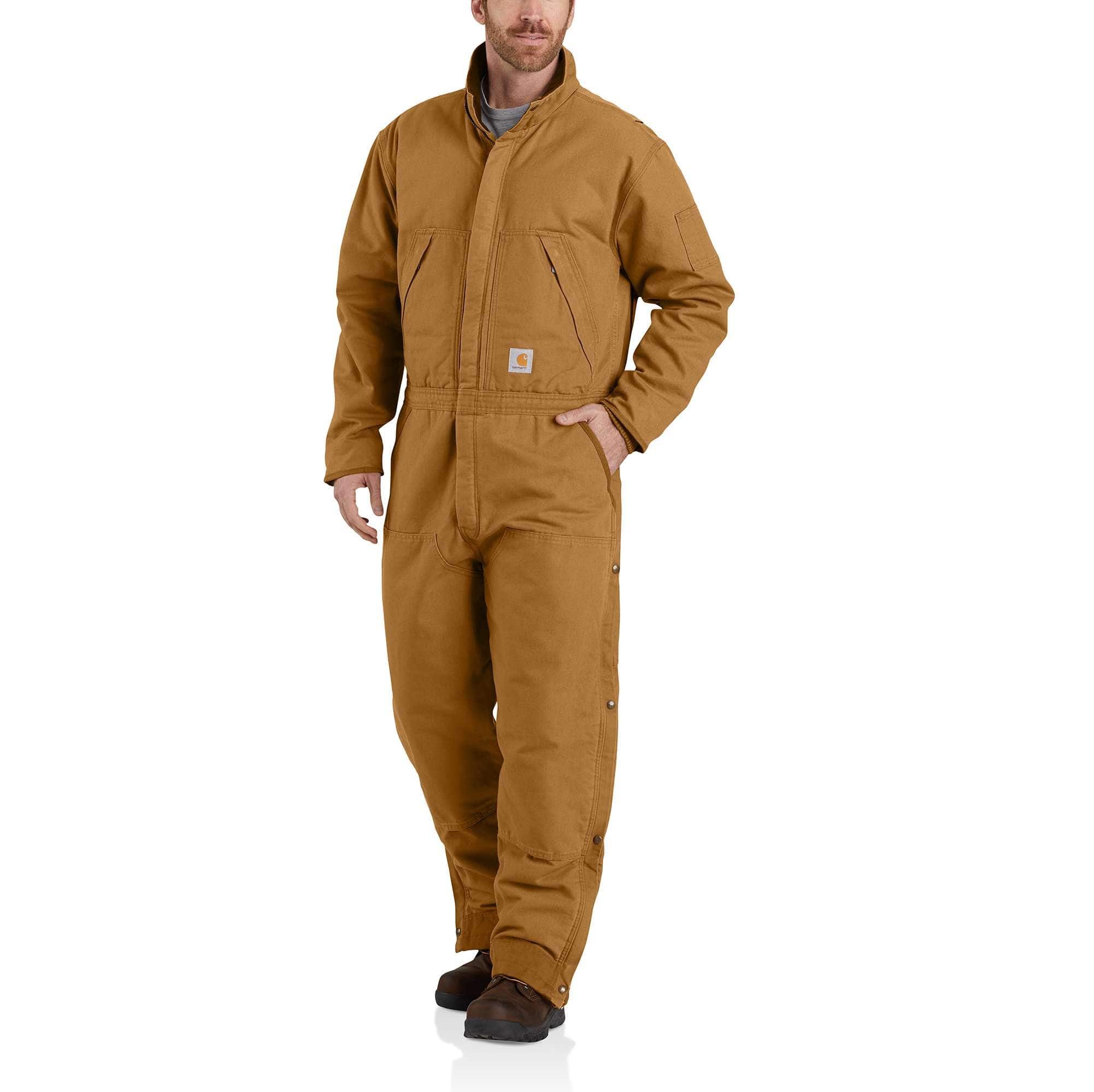 Loose Fit Washed Duck Insulated Coverall