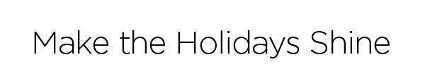 Make the Holidays Shine