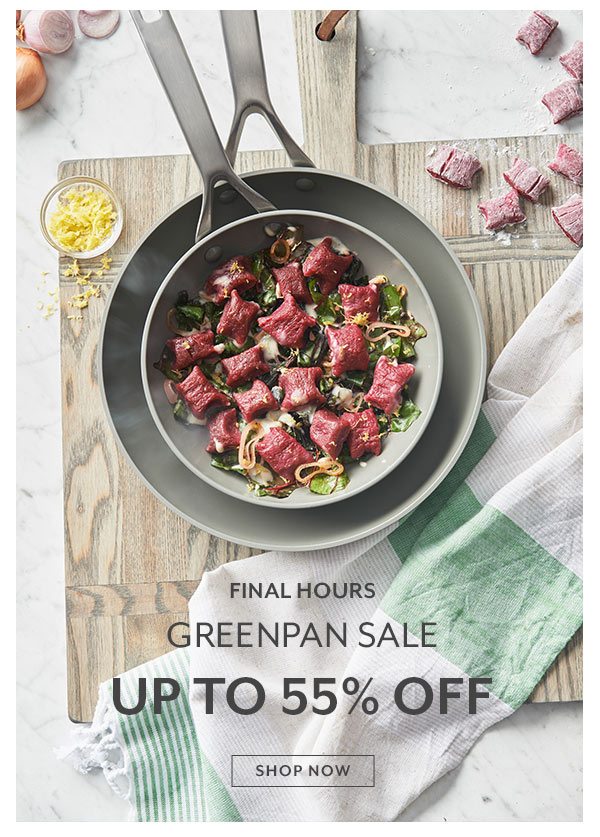 Final Hours GreenPan Sale up to 55% off