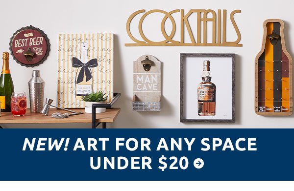 New! Art for any space under $20