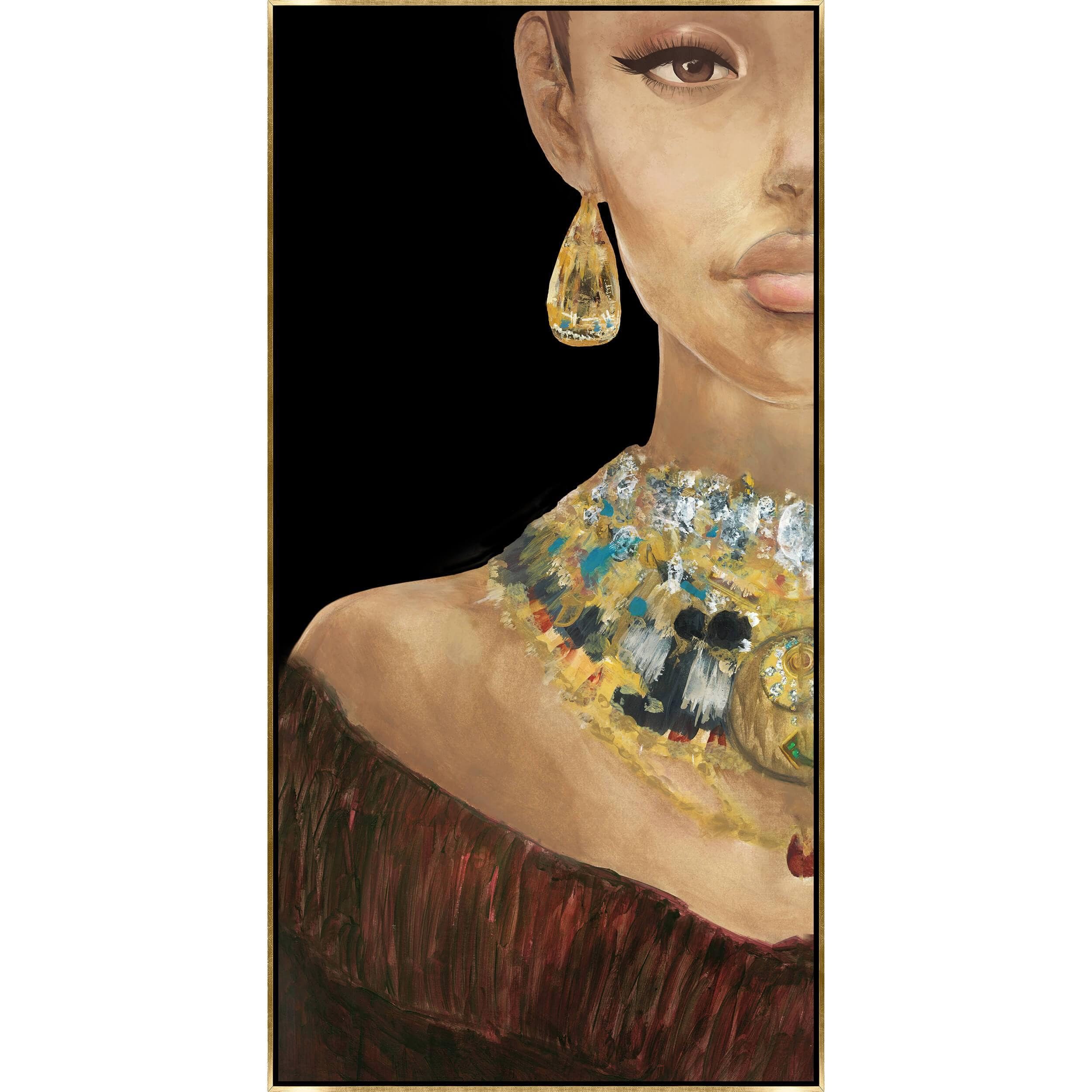 Image of Glam Up I Framed