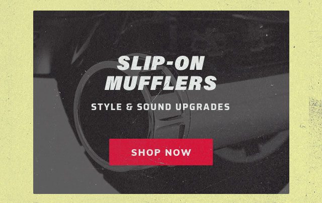 Slip-on mufflers 