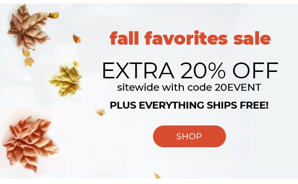 20% off plus Free Shipping
