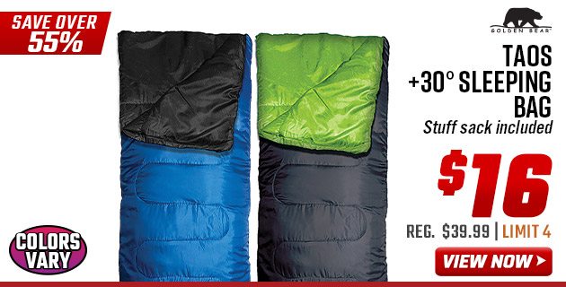 ''Golden Bear Taos +30° Sleeping Bag''