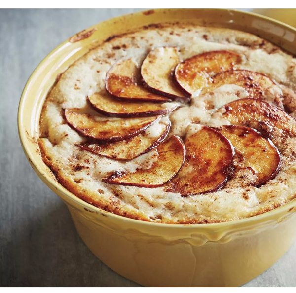 Rustic Apple Ribbon Cobbler