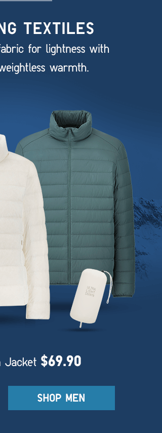 ULTRA LIGHT DOWN JACKET $69.90 - SHOP MEN