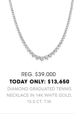 DIAMOND GRADUATED TENNIS NECKLACE