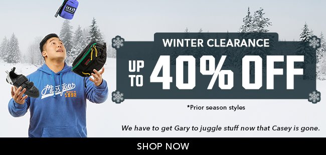 Winter Clearance.