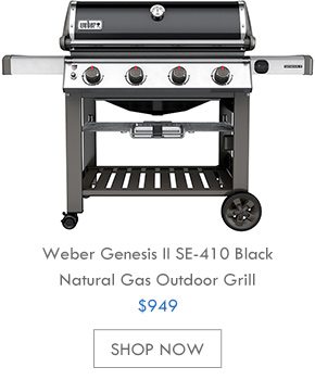 Weber Genesis II SE-410 Black Natural Gas Outdoor Grill