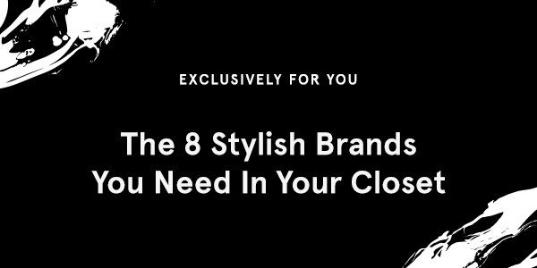 Your 8 favourite brands up to 80% off.