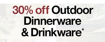 30% off Dinnerware 