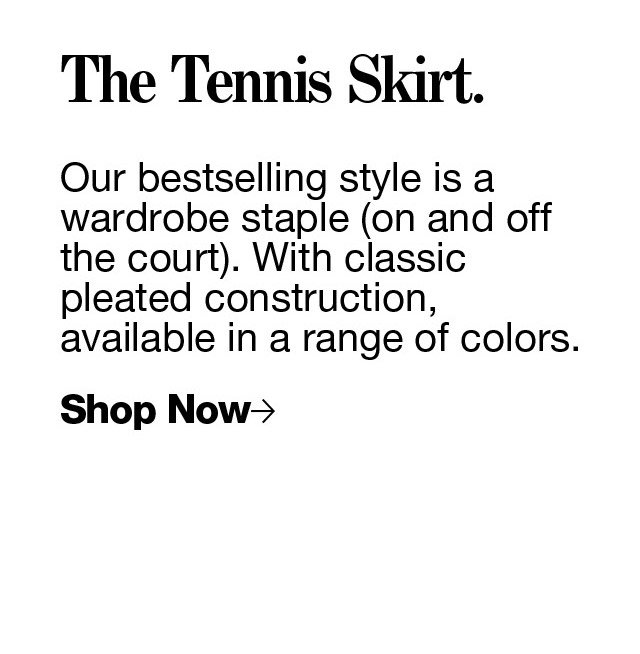 The Tennis Skirt