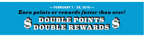 Double Points Double Rewards