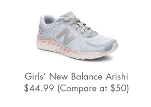 Girls' New Balance Arishi $44.99 (Compare at $50)