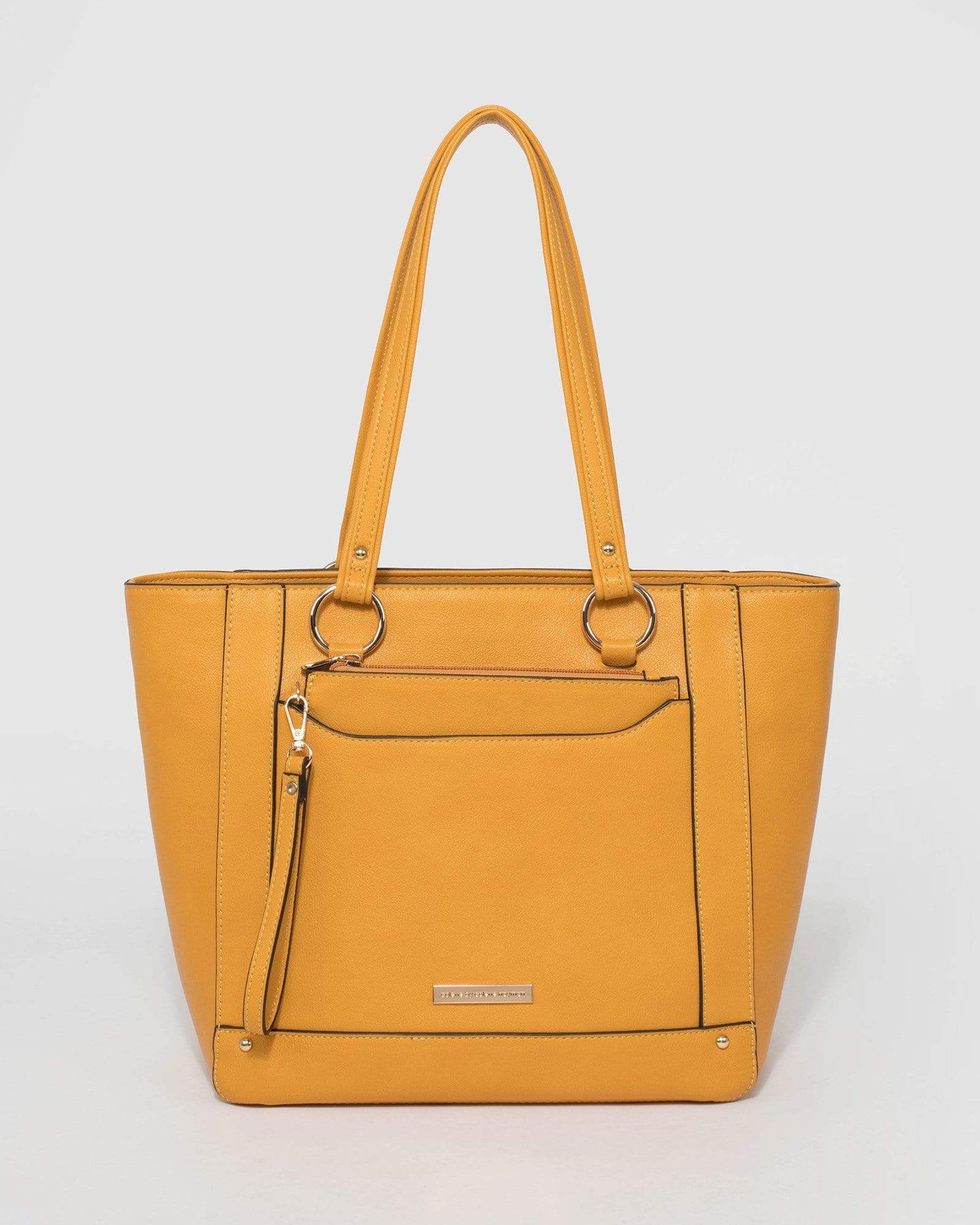 Image of Mustard Adalee Tote Bag