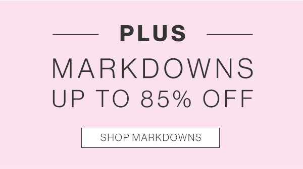 Shop markdowns