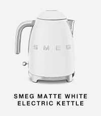 smeg matte white electric kettle