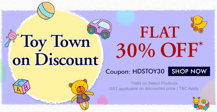 Toy Town on Discount Flat 30% OFF*