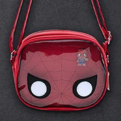 Spider-Man Pin Collector Crossbody Apparel by Loungefly