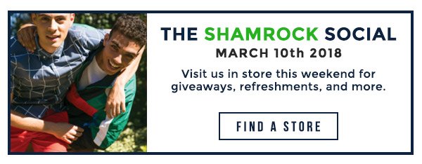 THE SHAMROCK SOCIAL - FIND A STORE