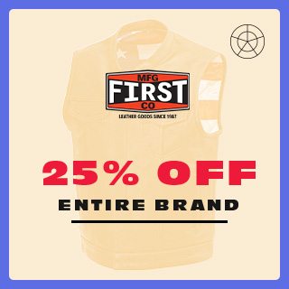 25% off First Mfg brand