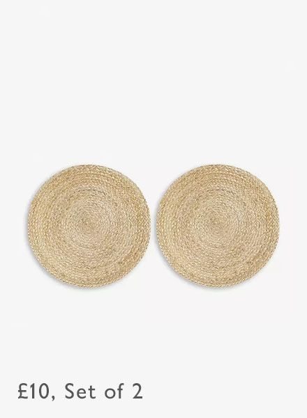 John Lewis Jute Placemats, Set of 2, £10