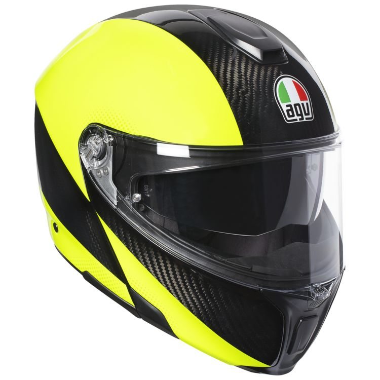 AGV Sportmodular Carbon Hi-Viz Helmet