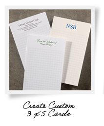 Shop Custom 3 x 5 Cards