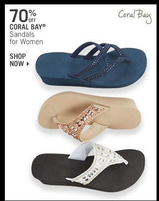 Shop 70% Off Coral Bay Sandals for Women