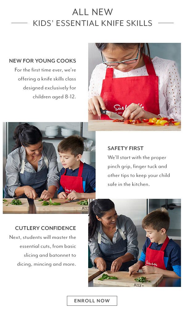 Kids Essential Knife Skills Class