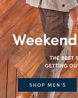 Weekend getaway | The best styles for getting out of Dodge. | SHOP MEN'S