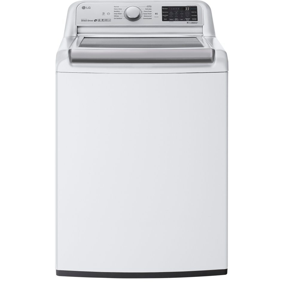 LG Top Load TurboWash3D Washer - 5.5 cu. ft. White