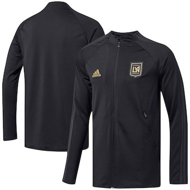 LAFC adidas 2020 On-Field Anthem Full-Zip Jacket - Black