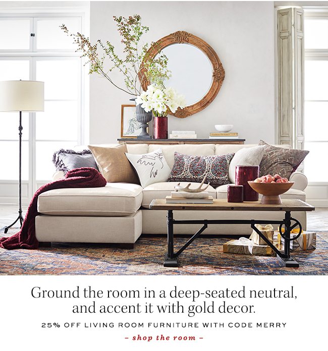 25% Off Any Sofa or Sectional