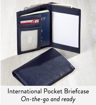 Luxe International Pocket Briefcase