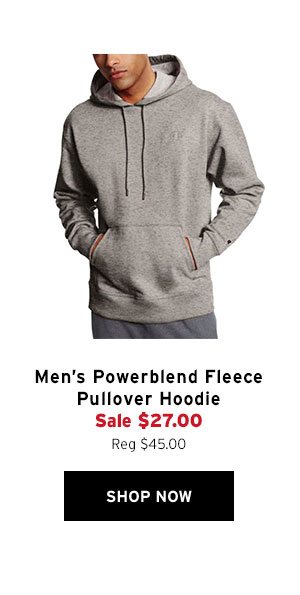 Men's Powerblend Fleece Pullover Hoodie - Click to Shop Now