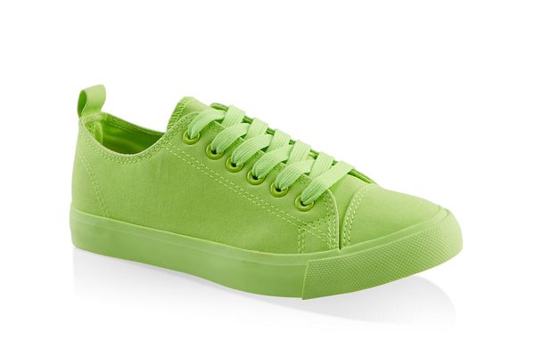 Lace Up Canvas Sneakers